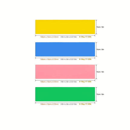 Latex Elastic Resistance Band for Pilates & Home Workouts