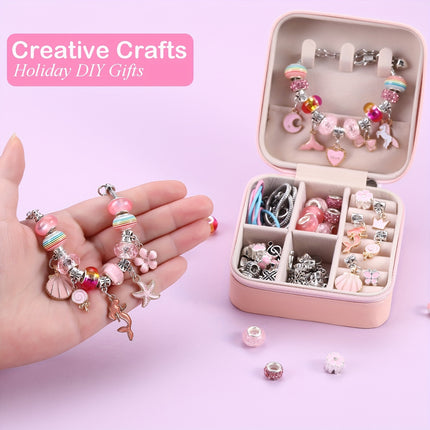 DIY Pink Bracelet Kit - Monti Bargains