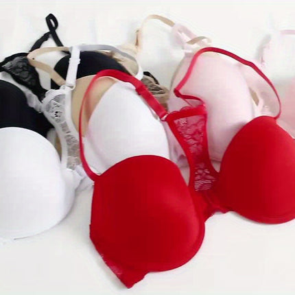Lace Buckle Push-Up Bra