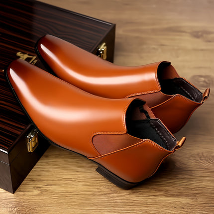 Trendy Pointed Toe Chelsea Boots