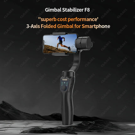 QAML F8 Handheld Gimbal Stabilizer for Smooth Videos