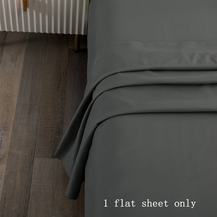 Ultra-Soft Microfiber Flat Sheet – Brushed, Cozy, and Durable