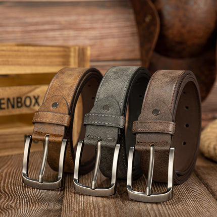 Vintage Casual Faux Leather Belt