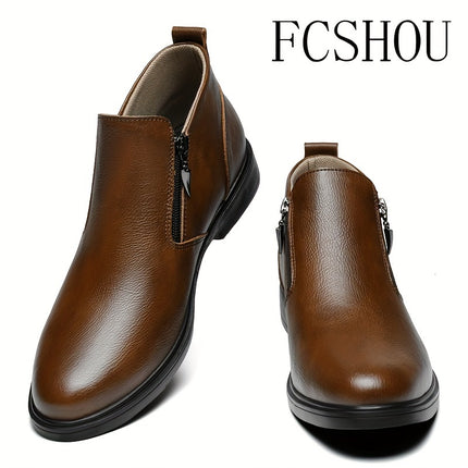 Men's Split Leather Chelsea Boots