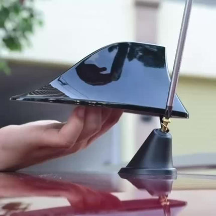 No-Drill Shark Fin Car Antenna - Enhanced Signal & Style