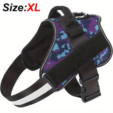 Reflective No-Pull Dog Harness with Easy-Grab Handle - Monti Bargains