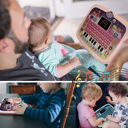 Kids Learning Tablet with LED Screen - Monti Bargains