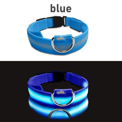 LED Glow-in-the-Dark Dog Collar