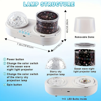 Starry Galaxy Night Projector
