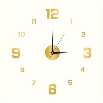Nordic Style DIY Silent Wall Clock – Creative Home Décor - Monti Bargains