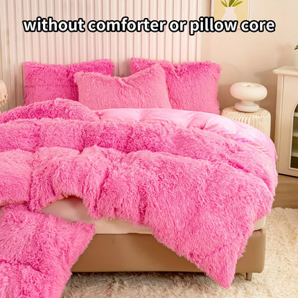 Pink Solid Color Bedding Set - Soft & Stylish Comfort