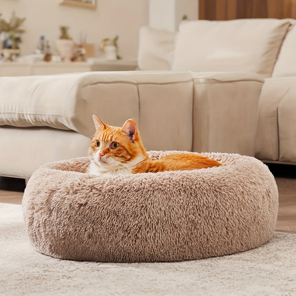 Calming Plush Pet Bed - Monti Bargains