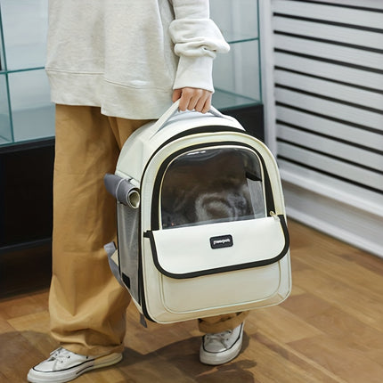 Transparent Space Capsule Pet Backpack for Cats & Dogs - Monti Bargains