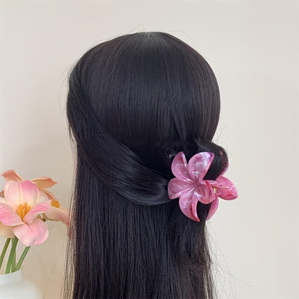 Tie-Dye Flower Hair Clips Set