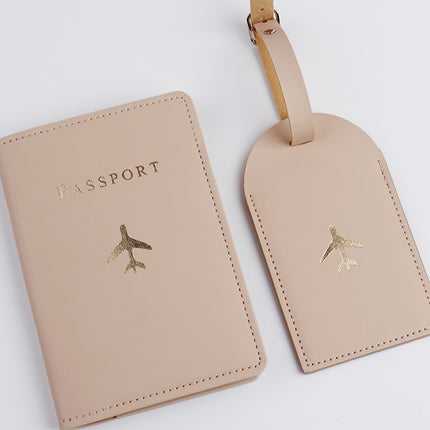 Fashion Bronzing Passport Holder Set
