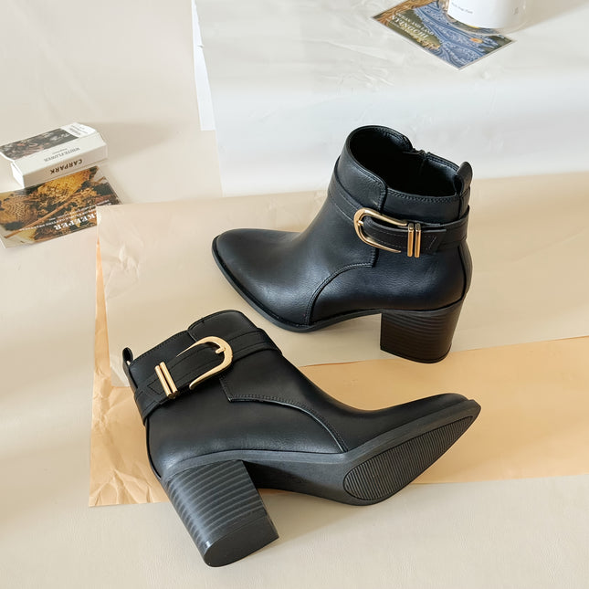 Chic High-Heel Ankle Booties