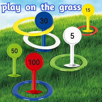 Rainbow Throwing Rings – Fun Outdoor Game for All Ages