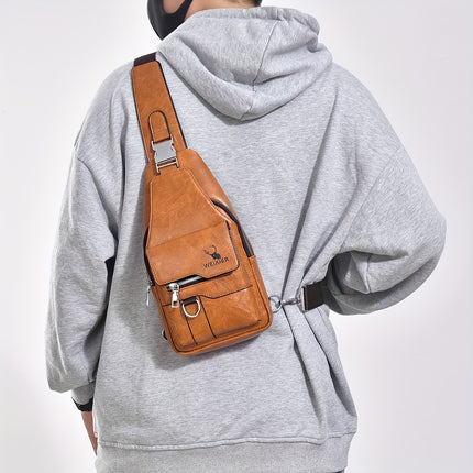 Waterproof Wear-Resistant Men's Crossbody Bag