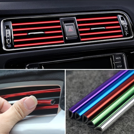 Car Vent & Door Edge Trim Strips – 10pcs Set