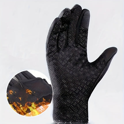 Winter Gloves for Riding – Warm, Windproof, Non-Slip Grip