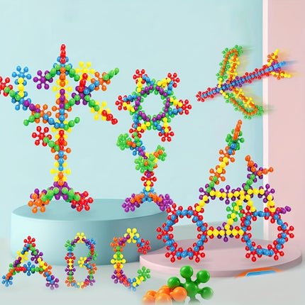 3D Plum Blossom Building Blocks – Fun Puzzle Toys
