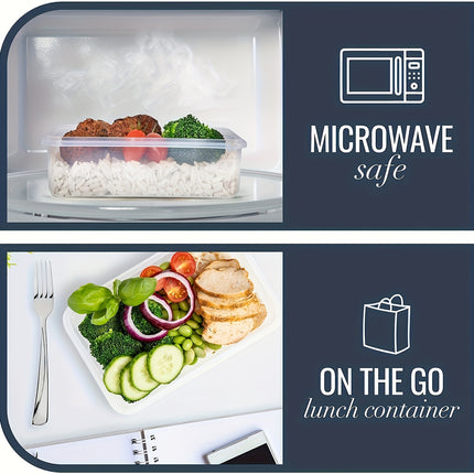 48pcs Food Storage Box Set