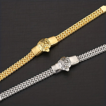 Lion Head Stainless Steel Bracelet