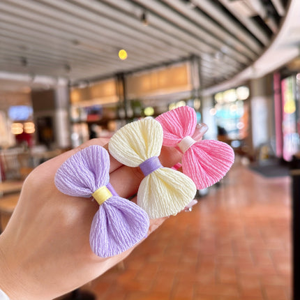 12PCS Sweet Flower Bow Hair Ties