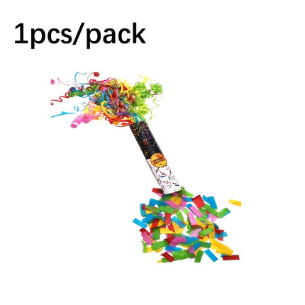 4-Pack Handheld Confetti Cannons with Streamers