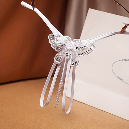 Sexy G-String Thong with Pearls