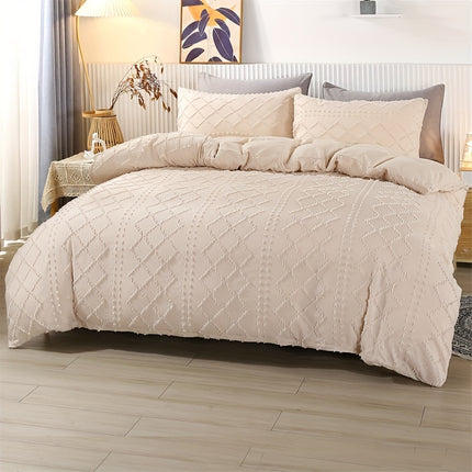 Bohemian Tufted Duvet Cover Set - Stylish & Cozy