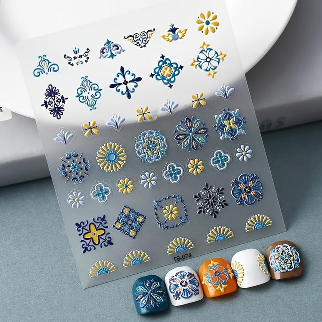 5D Holographic Nail Stickers