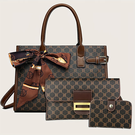 Elegant 3-Piece Retro Bag Set