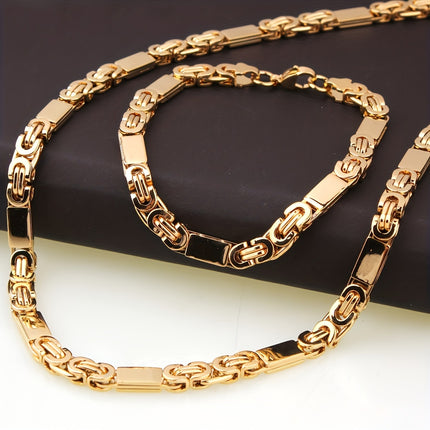 6mm Men's Stainless Steel Chain Set