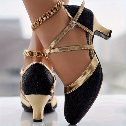 Glitter D'Orsay Dance Shoes