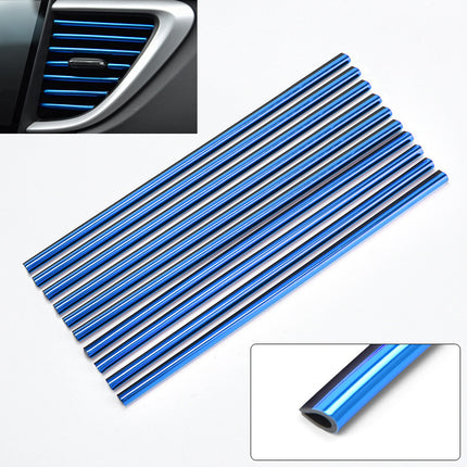 Car Vent & Door Edge Trim Strips – 10pcs Set