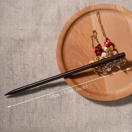 Retro Chinese Style Flower Hairpin – Elegant Hair Stick with Pendant