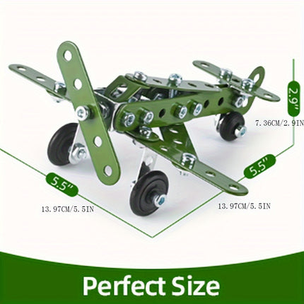 166pcs STEAM Building Blocks – Military Series Educational Toys