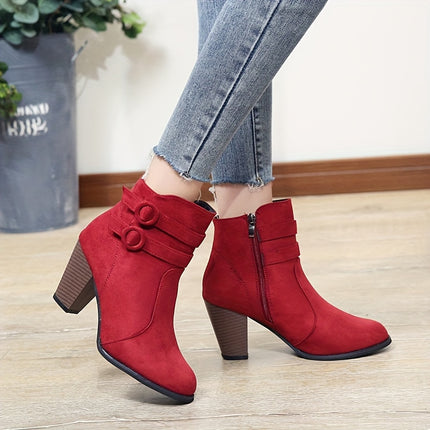 Chic Pointed Toe Ankle Booties