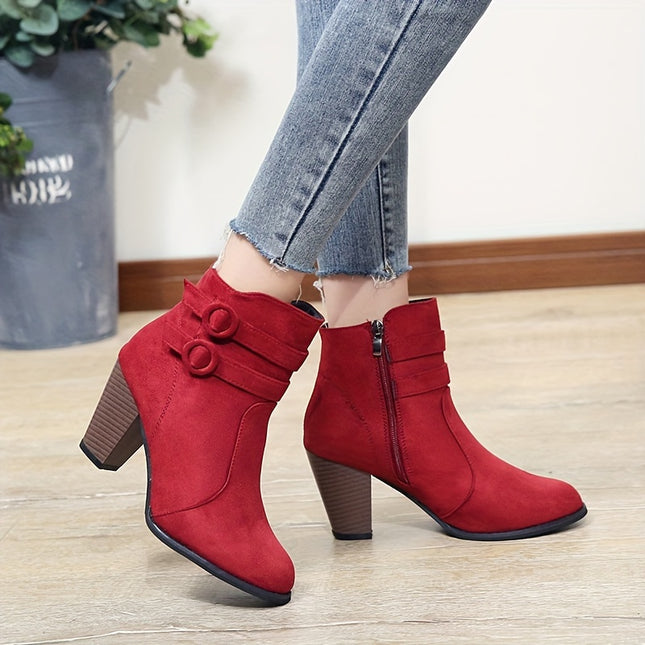 Chic Pointed Toe Ankle Booties