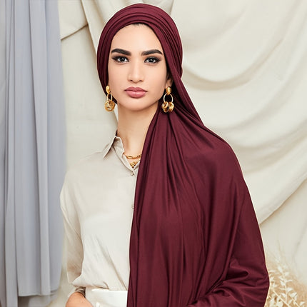 Solid Color Jersey Hijab Scarf