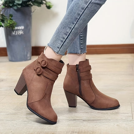 Chic Pointed Toe Ankle Booties