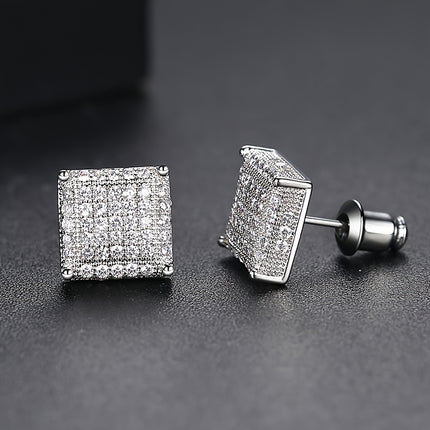 Hip Hop Stud Earrings For Men