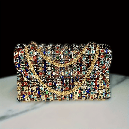 Elegant Rhinestone Evening Clutch