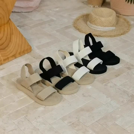 Casual Wedge Heeled Sandals