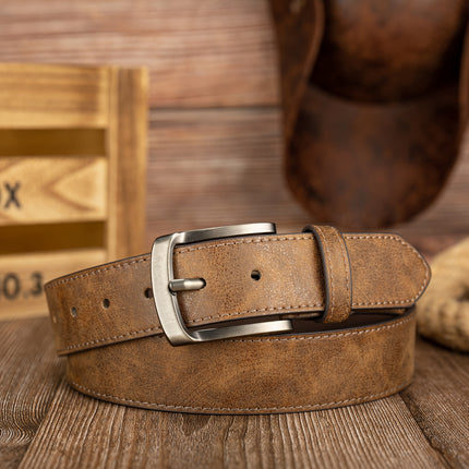 Vintage Casual Faux Leather Belt