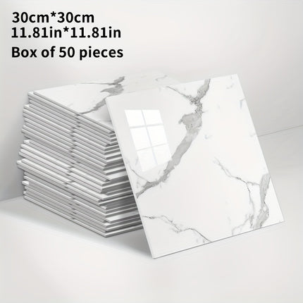 3D Marble Self-Adhesive Wall Tiles