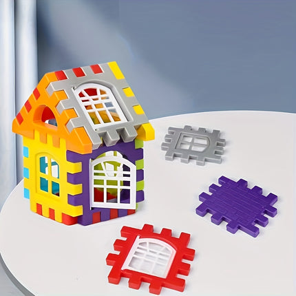 100Pcs House Assembly Building Blocks – Creative DIY Toy - Monti Bargains