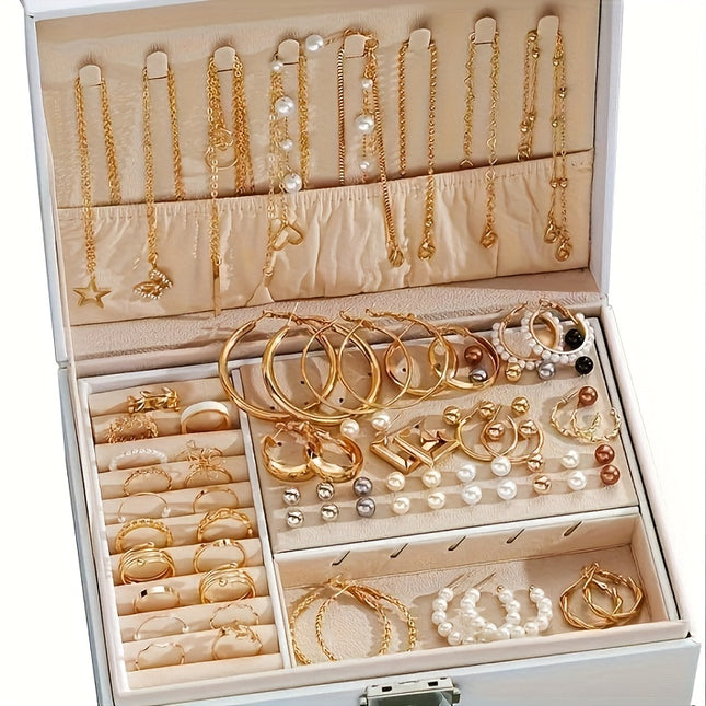 Elegant 86-Piece Vintage Jewelry Set