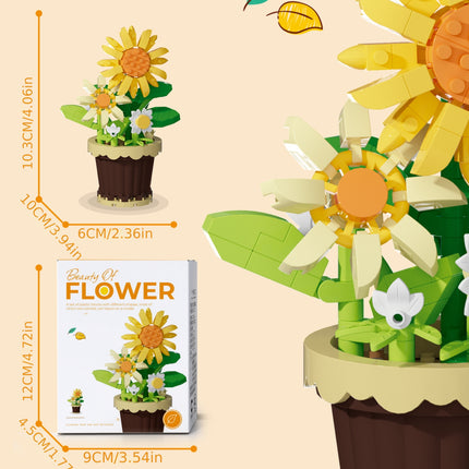 Eternal Flower Puzzle Building Blocks – Creative Assembly Set